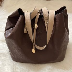 Chocolate brown Charming Charlie handbag.